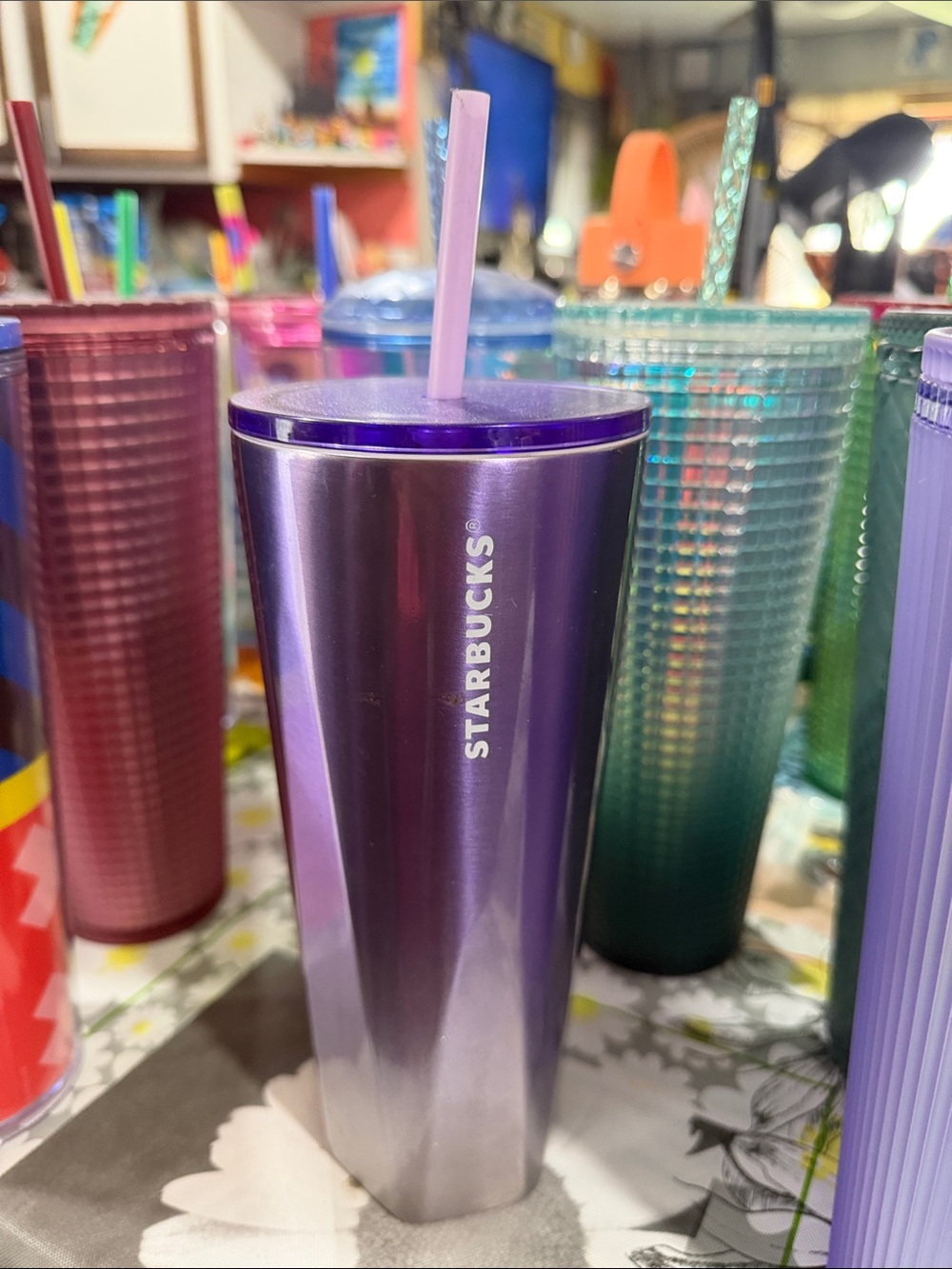 Starbucks Metallic Purple Tumbler